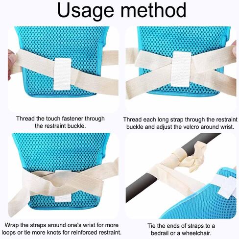 قفازات مضادة للخدش للمرضى المسنين، عبوة من قطعتين، قفازات تقييد الخرف قابلة للتنفس، قفازات تقييد الرعاية in Kuwait