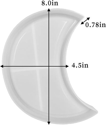 Wehous Heart Shape Tray Resin Concrete Mold, Valentine Silicone Molds for Epoxy Resin, Love Heart Tray Container Trinket Dish Plate Mold Candle Holder Storage Molds for DIY Art Craft Home Decor in Kuwait