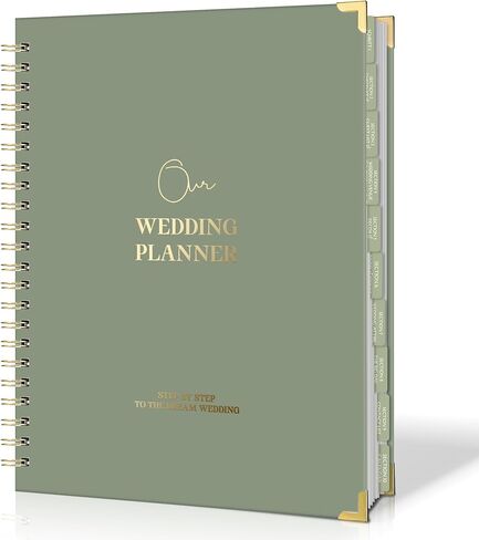 Wedding Planner for Bride - Wedding Planning Book and Organizer with 430 Wedding Planning Stickers, Bridal Wedding Planner Book & Binder with Wedding Countdown Calendar in Kuwait