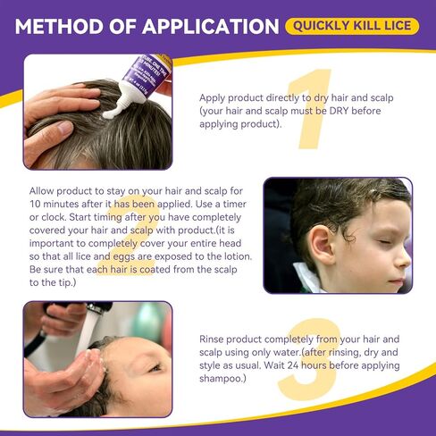 One&Gone Ivermectin Lotion 0.5% (4 oz) – Fast-Acting 10-Minute Head Lice Treatment | Kills Lice & Eggs in One Application, No Nit Combing Required, Prescription Strength for Adults & Kids 6 Months+ in Kuwait