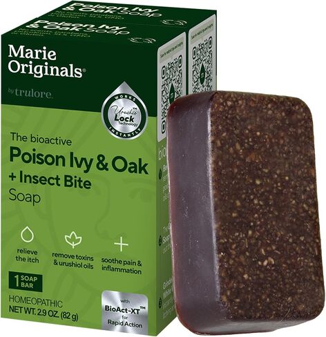Marie's Original Poison Ivy Soap Bar | All Natural Poison Ivy Treatment | Anti-Itch Skin Cleanser Bar Wash for Poison Ivy, Poison Oak & Sumac | Removes Oils, Soothes & Relieves Rashes | 2.9 ounces in Saudi Arabia