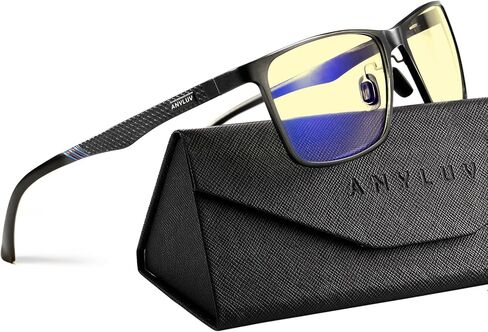 نظارات ANYLUV Blue Light للرجال، تخفف إجهاد العين وتحمي العين، نظارات Al-Mg المعدنية للكمبيوتر الأزرق لحجب الضوء in Kuwait