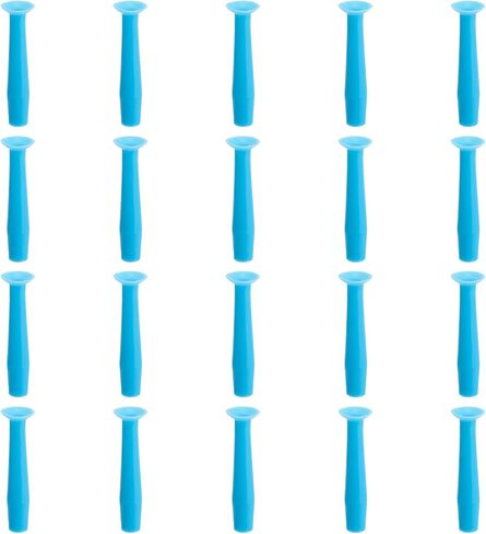 20pcs Hard Contact Lens Inserter Tools, Silicone Eye Contact Lens Plunger Suction Cup Remover & Applicator Tools for for RGP and Scleral Lenses (Blue) in Saudi Arabia