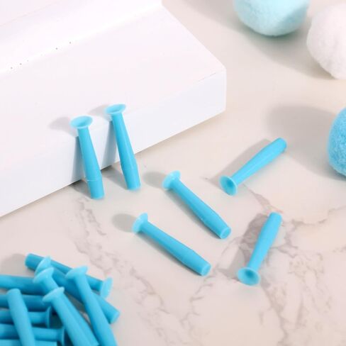 20pcs Hard Contact Lens Inserter Tools, Silicone Eye Contact Lens Plunger Suction Cup Remover & Applicator Tools for for RGP and Scleral Lenses (Blue) in Saudi Arabia
