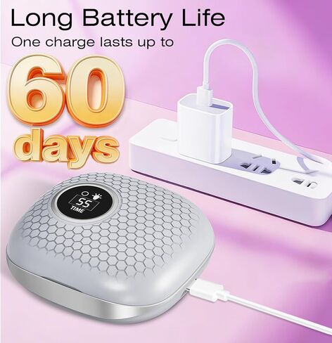 2026 New Ultrasonic Contact Lens Cleaner 52kHZ - Contact Lens Cleaner Machine with 3 Smart Modes & Lighted Makeup Mirror - Portable Soft Contact Lens Cleaning Machine Ideal for Home and Travel in Saudi Arabia
