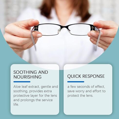 2PCS Lens Scratch Remover Spray,Scratch Repair Tools for Eyeglass and Sunglasses,with Cleaning Lense and Removing Screen Scratch,Glasses Polishing Cleaning Fluids Kits in Kuwait