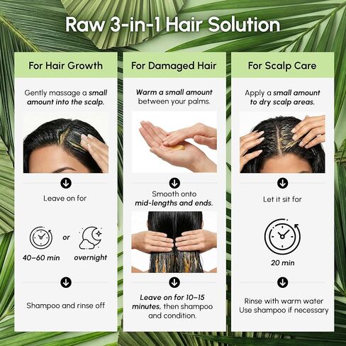 MAREE Batana Oil for Hair Growth – 100% Natural Botana Oils Hair Growth – Raw Batama Oil Paste from Honduras – Density, Thickness & Scalp Soothing for Women and Men – Aceite de Batana Para el Cabello in Kuwait