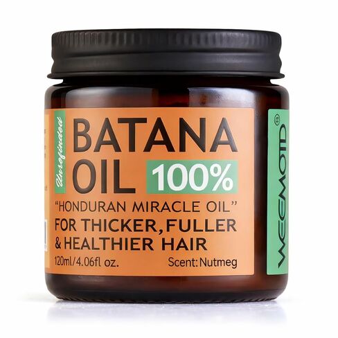 Batana Oil for Hair Growth Dr Sebi, 100% Raw Organic Batana Hair Mask from Honduras, Wild Growth Hair Oil, Scalp Oil Promotes Hair Thickness, Prevents Loss for Men & Women, 4.06 fl oz in Kuwait