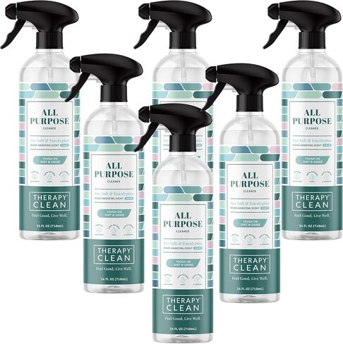 Therapy Clean All Purpose Cleaning Spray - Juniper & Lemon Zest 24 fl. oz - 100% Natural Scent, Kitchen Surface Counter, Surface Cleaner, Non Toxic All Purpose Cleaner Spray in Saudi Arabia