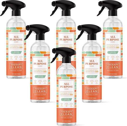 Therapy Clean All Purpose Cleaning Spray - Juniper & Lemon Zest 24 fl. oz - 100% Natural Scent, Kitchen Surface Counter, Surface Cleaner, Non Toxic All Purpose Cleaner Spray in Saudi Arabia