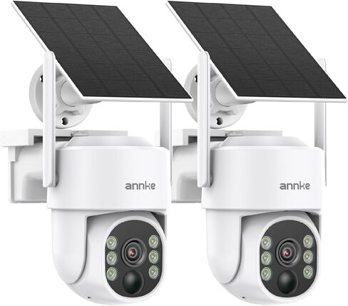 ANNKE 4K ADD-on Wired Bullet Security Camera مع رؤية ليلية IR 80 قدمًا ، رؤية ليلية ملونة ذكية ، IP67 ، عدسة 2.8 مم 108 ° زاوية العرض للمراقبة (محول الطاقة وكابل BNC غير متضمنان) in Kuwait
