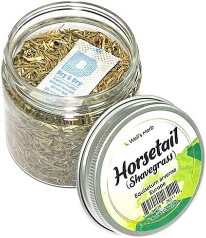 Well's Oil Dried Herb Horsetail | 100% Natural Horsetail Herb | DIY Herbal Infusion Ingredient | Cosmetic Use Only | 0.5 Ounce (14 Gram) in Saudi Arabia