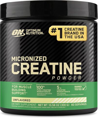 Optimum Nutrition Micronized Creatine Monohydrate Powder, Unflavored, 120 Servings, 600 Grams (Packaging May Vary) in Kuwait