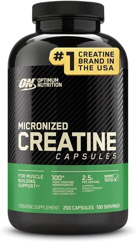 Optimum Nutrition Micronized Creatine Monohydrate Powder, Unflavored, 120 Servings, 600 Grams (Packaging May Vary) in Saudi Arabia