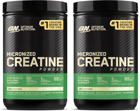 Optimum Nutrition Micronized Creatine Monohydrate Powder, Unflavored, 120 Servings, 600 Grams (Packaging May Vary) in Saudi Arabia