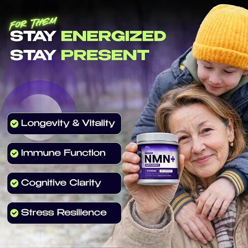 NMN Supplement with NAD+ and Resveratrol - 10,000MG Extra Strength | NMNH Alternative | NAD Liposomal Supplements for Men and Women - Supports Cellular Energy | 90 Capsules, 3 Months Supply in Kuwait