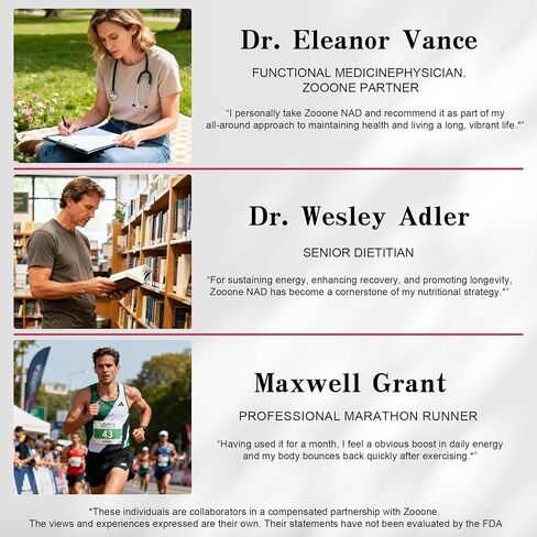Zooone- NAD+ مكمل 30 قطعة، نيكوتيناميد ريبوسيد وريسفيراترول ممتاز، إصلاح الحمض النووي والشيخوخة الصحية، مكمل NAD المتقدم للرجال والنساء، يعزز الطاقة الخلوية. in Kuwait