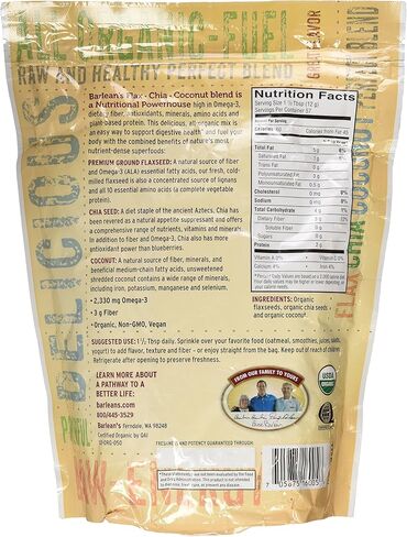 Barlean's Flax Chia Coconut Blend 24 oz in Kuwait