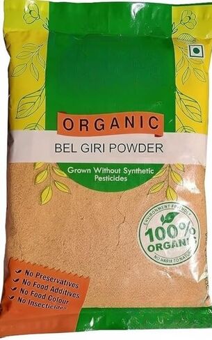 UV Organic Bael Fruit Powder-200g | Wood Apple | INDIA ORGANIC Certified | 100% in Saudi Arabia