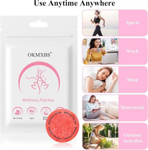 Patches - Natural Ingredients,8-Hour Long-Lasting Formula Support,Suitable for Men and Women's Body Care Patches,Can be Applied to Various Parts of The Body (60PCS) in Saudi Arabia