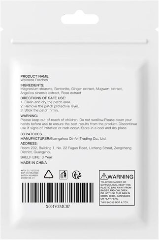 Patches - Natural Ingredients,8-Hour Long-Lasting Formula Support,Suitable for Men and Women's Body Care Patches,Can be Applied to Various Parts of The Body (60PCS) in Saudi Arabia