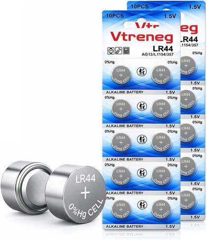 LR44 Batteries AG13 357 303 L1154F A76 SR44 1.5V Alkaline Battery for Toys Calculators Digital Calipers Button Battery 10 Pack in Kuwait