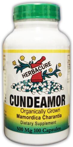 Cundeamor 500 mg - Mamordica Charantia - عضويًا - 100 كبسولة in Saudi Arabia