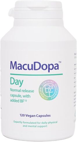 Day Capsules 700mg Proprietary Blend, 63% HPLC standardised Levodopa. 120 Veggie Capsules in Saudi Arabia