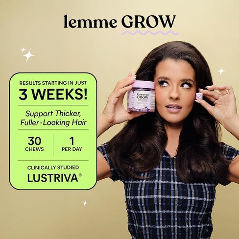 مضغ ليمي جرو مع مركب البيوتين والسيليكا لدعم نمو الشعر وتقليل الخطوط الدقيقة، نكهة الفواكه المختلطة (كمية تكفي لمدة 30 يومًا) in Kuwait