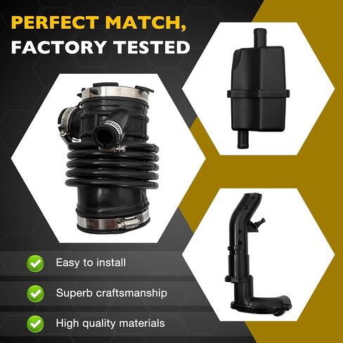3C3Z-9C623-AA Engine Air Intake Hose Compatible with F250 F350 F450 F550 E350 E450 2003-2007, Ford Excursion 2003-2005 6.0L Engine Air Cleaner Inlet Duct Hose Replaces# 3C3Z9C623AA in Saudi Arabia