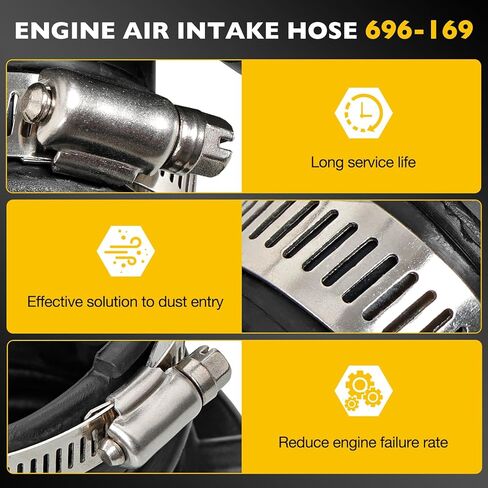 3C3Z-9C623-AA Engine Air Intake Hose Compatible with F250 F350 F450 F550 E350 E450 2003-2007, Ford Excursion 2003-2005 6.0L Engine Air Cleaner Inlet Duct Hose Replaces# 3C3Z9C623AA in Saudi Arabia