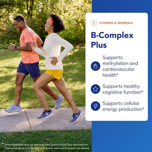 Pure Encapsulations B-Complex Plus - B Vitamins Supplement to Support Neurological Health, Cardiovascular Health, Energy Levels & Nervous System Support* - with Vitamin B12 & More - 120 Capsules in Saudi Arabia