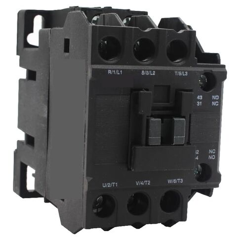 TMC-18 Industrial Three-Phase AC Motor Contactor, 18A Current Rating, 380V-690V Operating Voltage, Black, 50/60Hz Frequency for Motor Control Applications in Kuwait