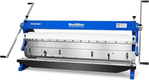52-inch 3-in-1 Pan and Box Brake – Slip Roll, Shear, Bending Machine for Sheet Metal, 20 Gauge Mild Steel, Adjustable Fingers, Heavy Duty, Metalworking, Fabrication, Rolling, Bending, Model MMCB5220 in Kuwait