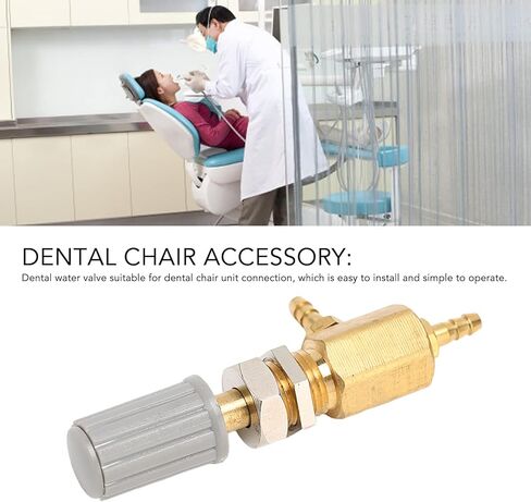 صمام مياه للأسنان، صمام ضغط مياه للأسنان عالمي بالكامل على شكل حرف T للعيادة لوحدة توربينات كرسي الأسنان (3 مم) in Saudi Arabia