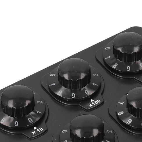 Adjustable Resistor Box 0-9999.9Ω, Variable Resistance Box Decade Resistor Substitution Box Kit for Electronics Labs & STEM Education in Kuwait