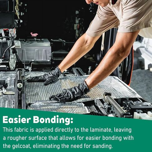 30 Inch Wide 5 Yard Peel Ply High Temperature Resistant Release Cloth, Carbon Fiber Fiberglass, Hand Lay up Release Fabric, Compatible with Epoxy Resin Gel Coat Air Auto Boat Repair Build Material in Saudi Arabia