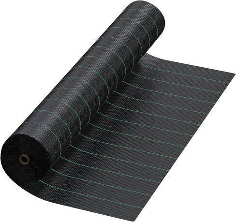 13ft x 60ft Driveway Fabric 5oz Heavy Duty, 800lbs Tensile Strength Woven Geotextile Fabric, Commercial Grade Ground Stabilization Underlayment for Road, Gravel, Erosion Control in Kuwait