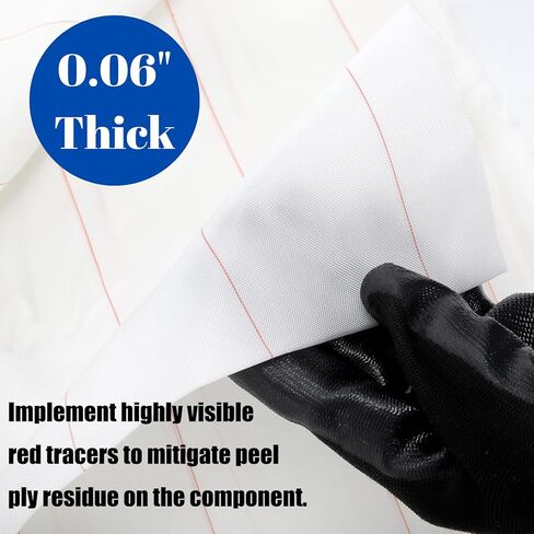 ZENFUN 5 Yard 30 Inch Peel Ply Cloth Carbon Fiber Fiberglass, High Temperature Resistant Release Fiberglass Fabric Compatible with Epoxy Resin Air, Auto, Boat, Builds, Castings & Parts Repairs in Saudi Arabia
