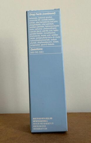 بلسم الإسعافات الأولية التجميلي الفائق لإصلاح حاجز الإنقاذ، 1% دايميثيكون واقي للبشرة بدون وصفة طبية، خالٍ من العطور، يساعد على تخفيف البشرة الجافة والحمراء والمتشققة والمتهيجة، آمن للبشرة الحساسة، 2.25 أونصة in Kuwait