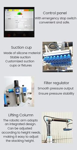 5-50kg Heavy-Duty Automatic Palletizer - Multi-Function Industrial Palletizing Robot for Production Line Automatic Palletizing Machine for Material Handling in Kuwait