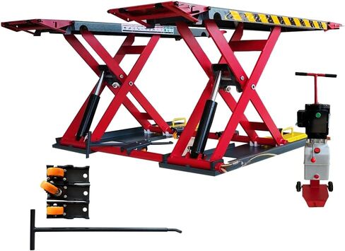 KT-X77 Electric Mid-Rise Scissor Lift, 7000 lbs Capacity, 39.37" Max Lift, 110V (KT-X77-110V) in Kuwait