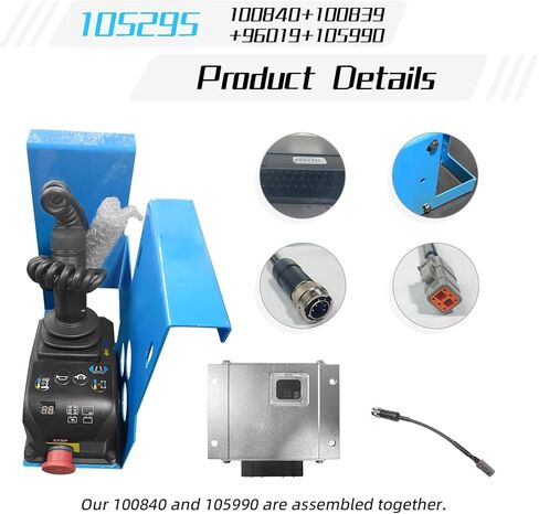 SAIYIS 105295 105295GT Control Box Assembly for Genie Scissor Lift,Includes ECU 100839, PCU 100840, Wire Harness 96019, Bracket 105990 Fits GS-1530 GS-1930 GS-2032 GS-2046 GS-2632 GS-2646 GS-3246 in Saudi Arabia