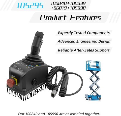 SAIYIS 105295 105295GT Control Box Assembly for Genie Scissor Lift,Includes ECU 100839, PCU 100840, Wire Harness 96019, Bracket 105990 Fits GS-1530 GS-1930 GS-2032 GS-2046 GS-2632 GS-2646 GS-3246 in Saudi Arabia