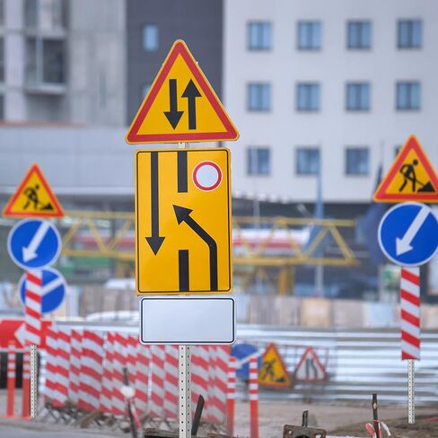 1-3/4" x 1-3/4" Square Sign Post 8 ft, Square Tubing with 7/16" Pre-Drilled Holes, Heavy Duty Galvanized Steel Tube, Perforated Metal Post for Real Estate, Parking, Street and Outdoor Signs in Kuwait