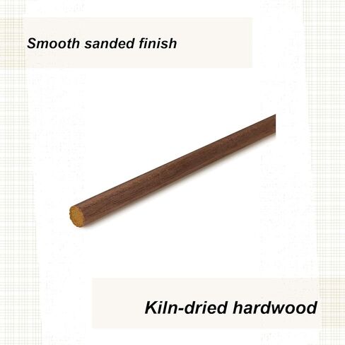 Cindoco Walnut Dowel 3/8" Round, Single Piece in Kuwait