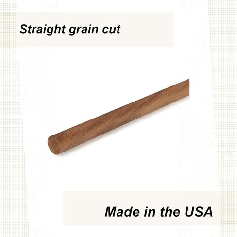 Cindoco Walnut Dowel 1/2" Round, Single Piece in Kuwait