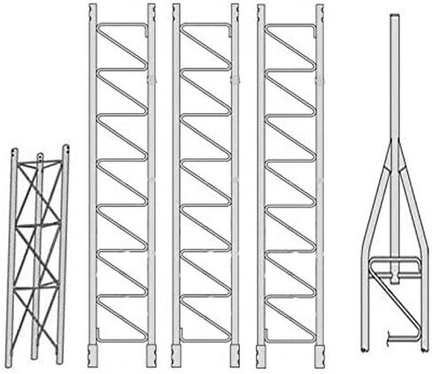 ROHN 45SS040 45G Series 40' طقم برجي ذاتي الدعم، بدون ثلج in Kuwait
