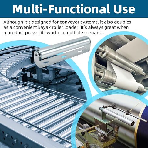 مجموعة مكونة من قطعتين من الأسطوانة الطويلة والدعامة مقاس 10 بوصة وقطر 1.5 بوصة من الصلب المجلفن، مثالية للاستخدام كبكرات دعم في الأعمال الخشبية أو حامل الأسطوانة أو بكرات الدراجة in Kuwait