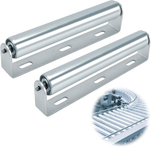 مجموعة مكونة من قطعتين من الأسطوانة الطويلة والدعامة مقاس 10 بوصة وقطر 1.5 بوصة من الصلب المجلفن، مثالية للاستخدام كبكرات دعم في الأعمال الخشبية أو حامل الأسطوانة أو بكرات الدراجة in Kuwait